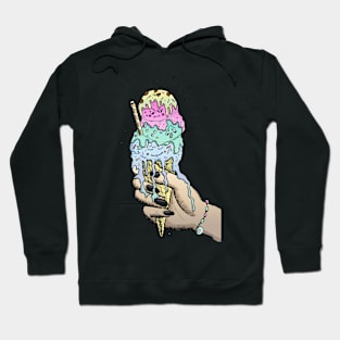 emotional ice-cream cone Hoodie